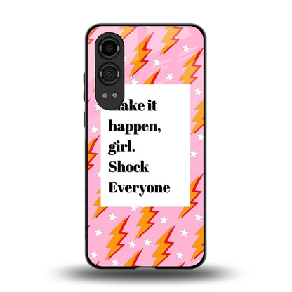 Shock Everyone back phone cover | glass case for oneplus nord ce 4 lite