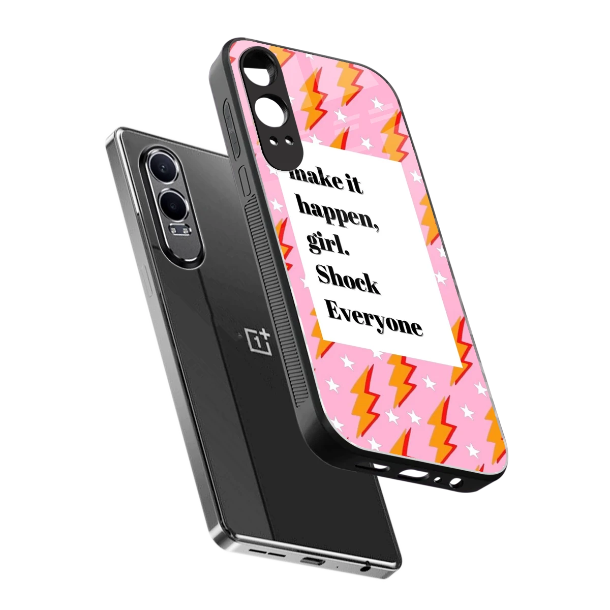 Shock Everyone sleek oneplus nord ce 4 lite cover with tempered glass back and TPU edges