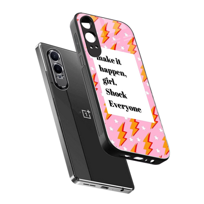 Shock Everyone sleek oneplus nord ce 4 lite cover with tempered glass back and TPU edges