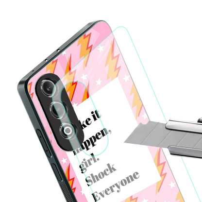 Shock Everyone stylish phone case for oneplus nord ce 4 | glossy glass and slim fit