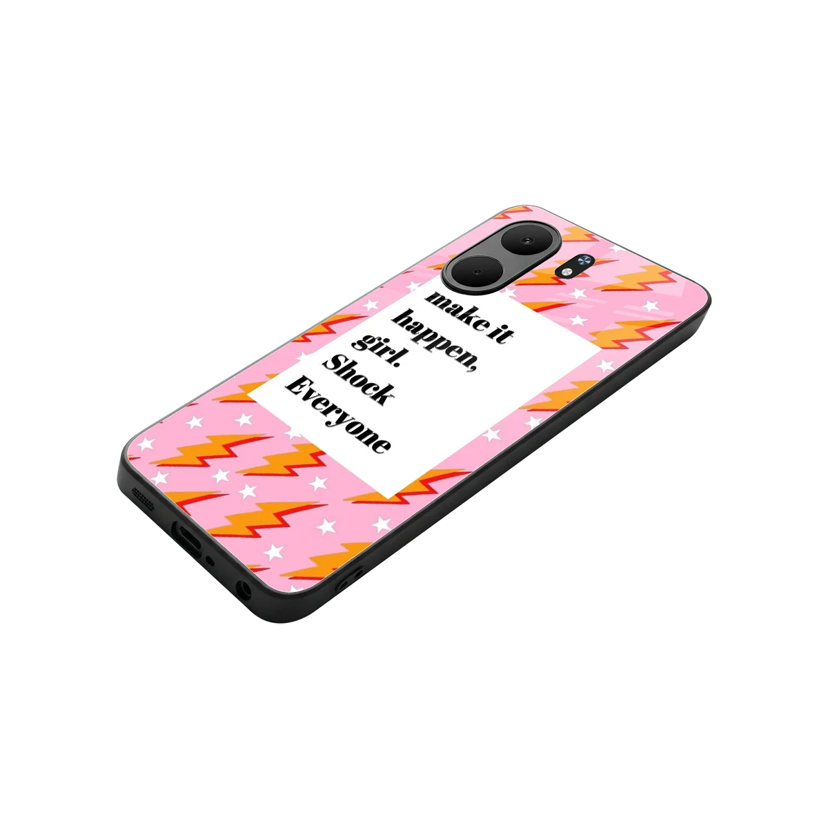 Shock Everyone stylish phone case for oppo a5x 5g | glossy glass and slim fit