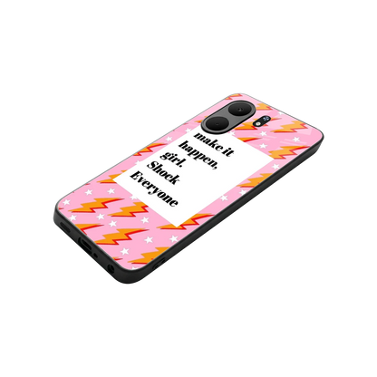 Shock Everyone stylish phone case for oppo a5x 5g | glossy glass and slim fit
