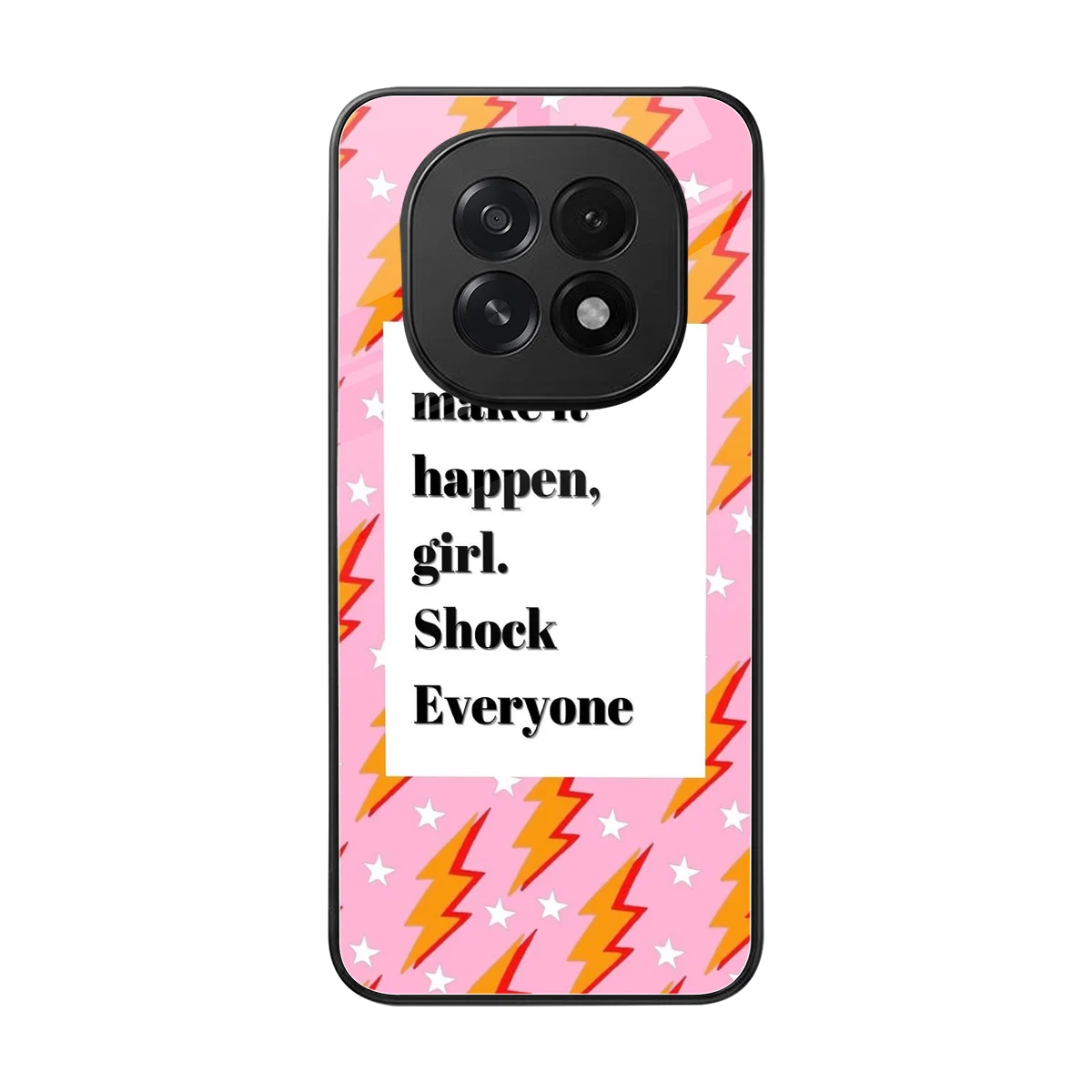 Shock Everyone back phone cover | glass case for oppo f29 5g