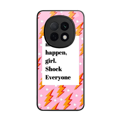 Shock Everyone back phone cover | glass case for oppo f29 pro 5g