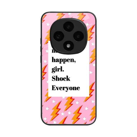 Shock Everyone back phone cover | glass case for oppo f31 pro 5g