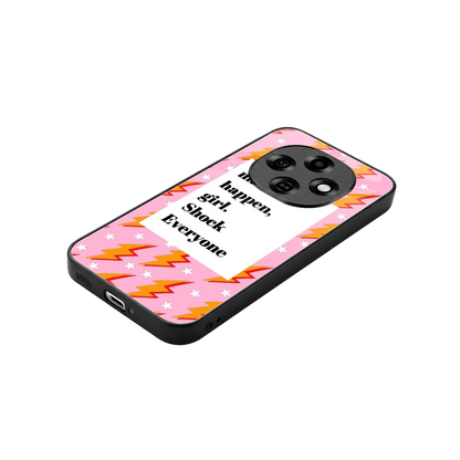 Shock Everyone stylish phone case for oppo f31 pro 5g | glossy glass and slim fit