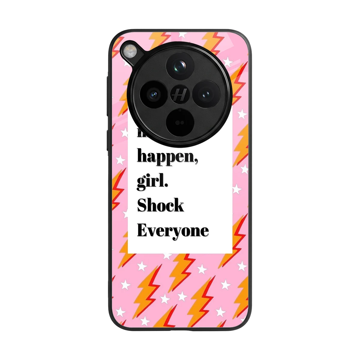 Shock Everyone back phone cover | glass case for oppo find x8