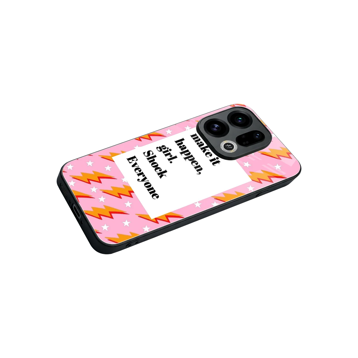 Shock Everyone stylish phone case for oppo find x9 | glossy glass and slim fit