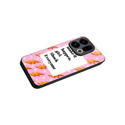 Shock Everyone stylish phone case for oppo find x9 | glossy glass and slim fit
