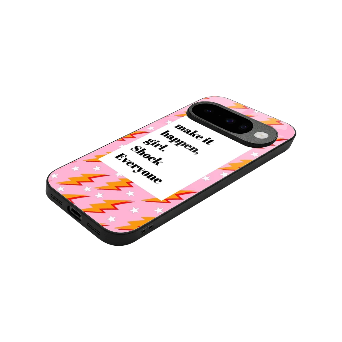 Shock Everyone stylish phone case for google pixel 10 | glossy glass and slim fit