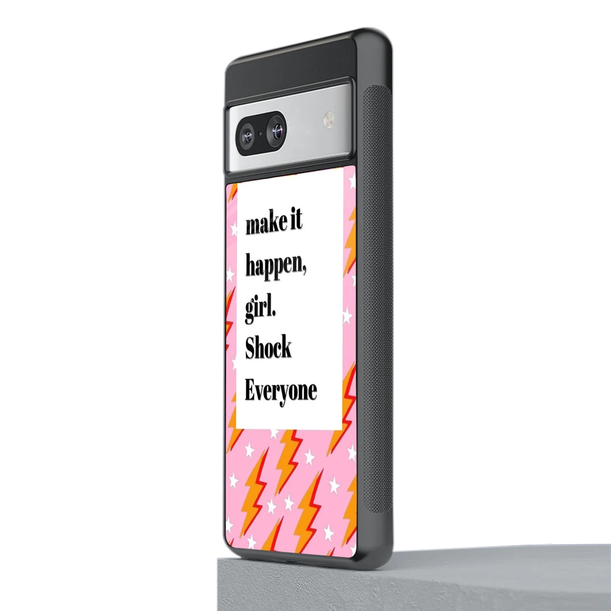 Shock Everyone stylish phone case for google pixel 7 | glossy glass and slim fit