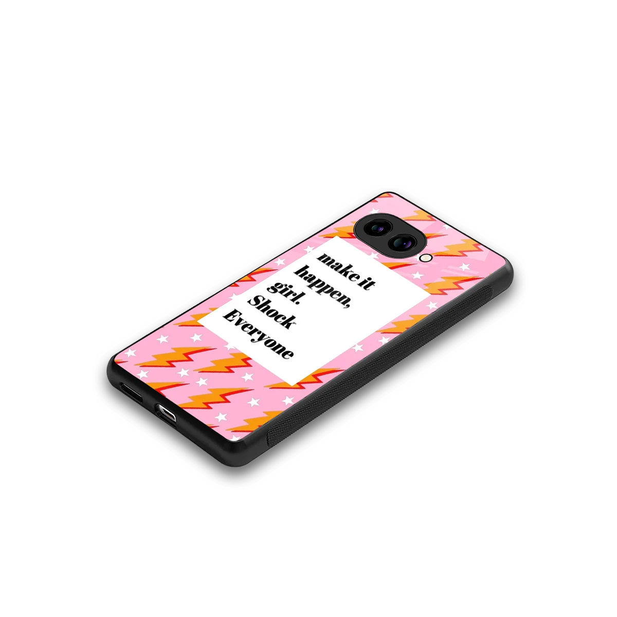Shock Everyone stylish phone case for google pixel 10a | glossy glass and slim fit