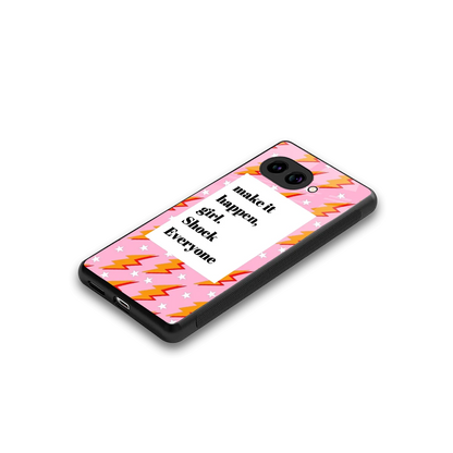 Shock Everyone stylish phone case for google pixel 10a | glossy glass and slim fit