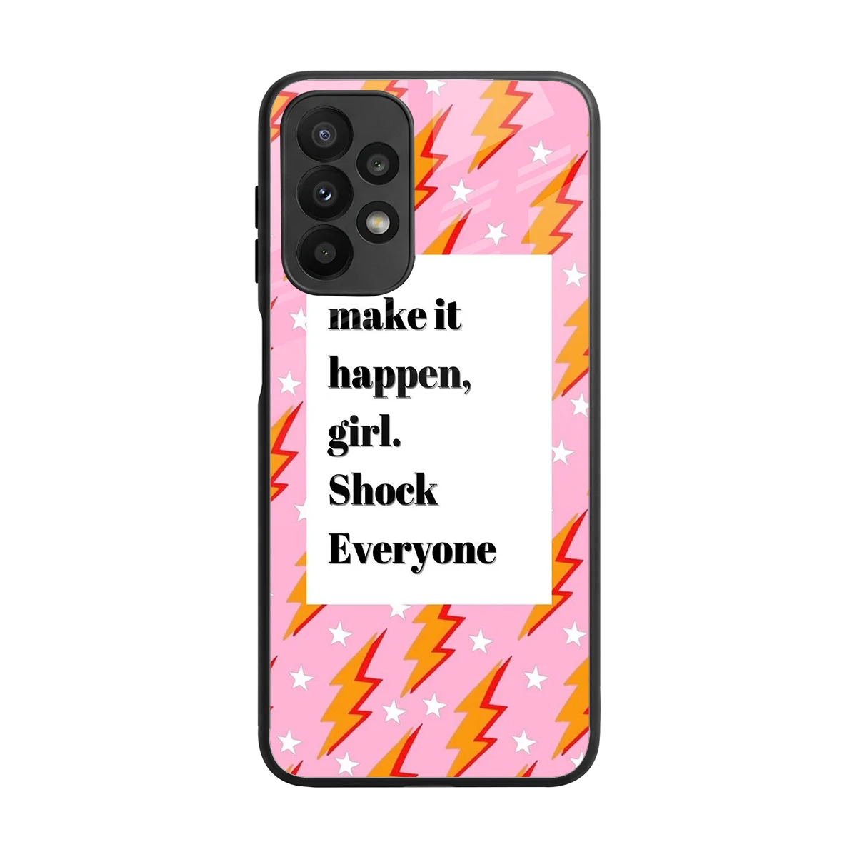 Shock Everyone back phone cover | glass case for samsung galaxy a23