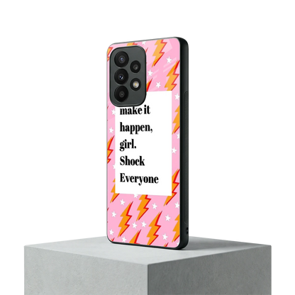 Shock Everyone samsung galaxy a23 mobile cover | shockproof glass phone case