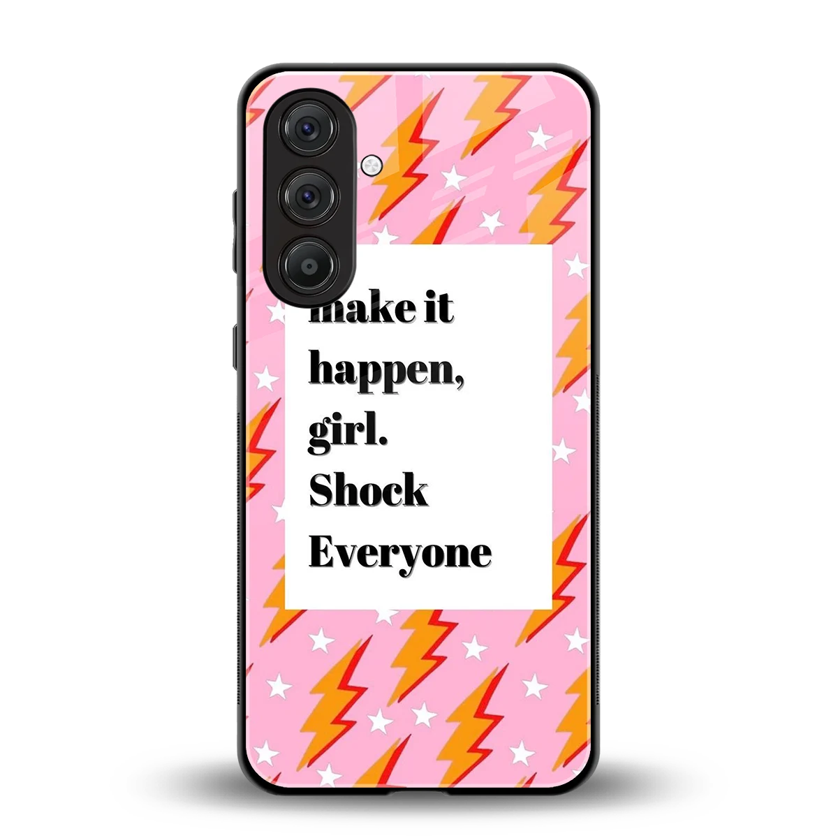 Shock Everyone back phone cover | glass case for samsung galaxy a17 5g