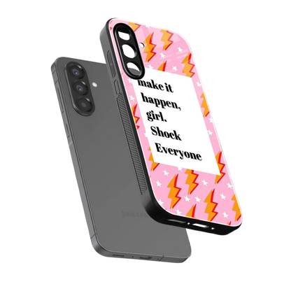 Shock Everyone sleek samsung galaxy a17 5g cover with tempered glass back and TPU edges