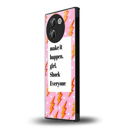 Shock Everyone vivo v30e mobile cover | shockproof glass phone case