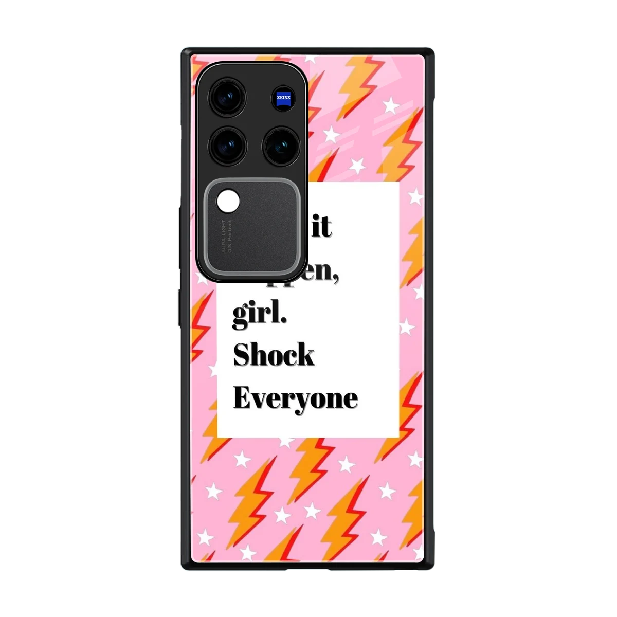 Shock Everyone back phone cover | glass case forvivo v30 pro