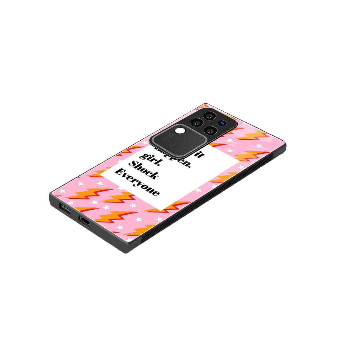 Shock Everyone stylish phone case forvivo v30 pro | glossy glass and slim fit