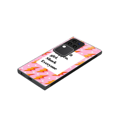 Shock Everyone stylish phone case forvivo v30 pro | glossy glass and slim fit