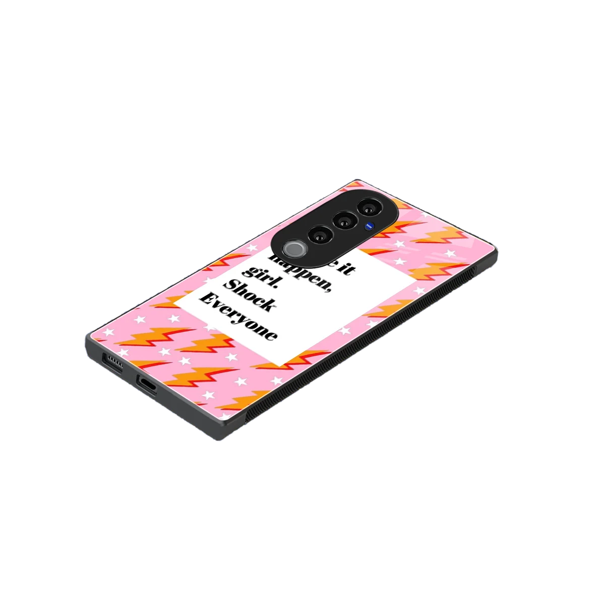 Shock Everyone stylish phone case for vivo v40 pro | glossy glass and slim fit