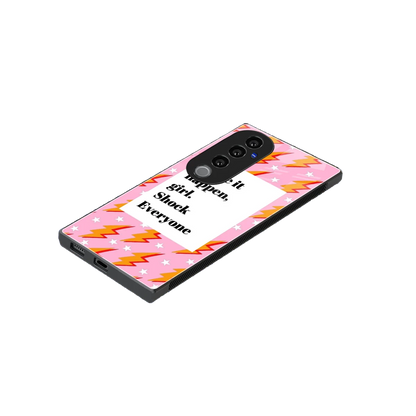 Shock Everyone stylish phone case for vivo v40 pro | glossy glass and slim fit