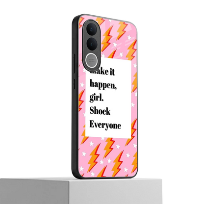 Shock Everyone vivo v70 fe mobile cover | shockproof glass phone case