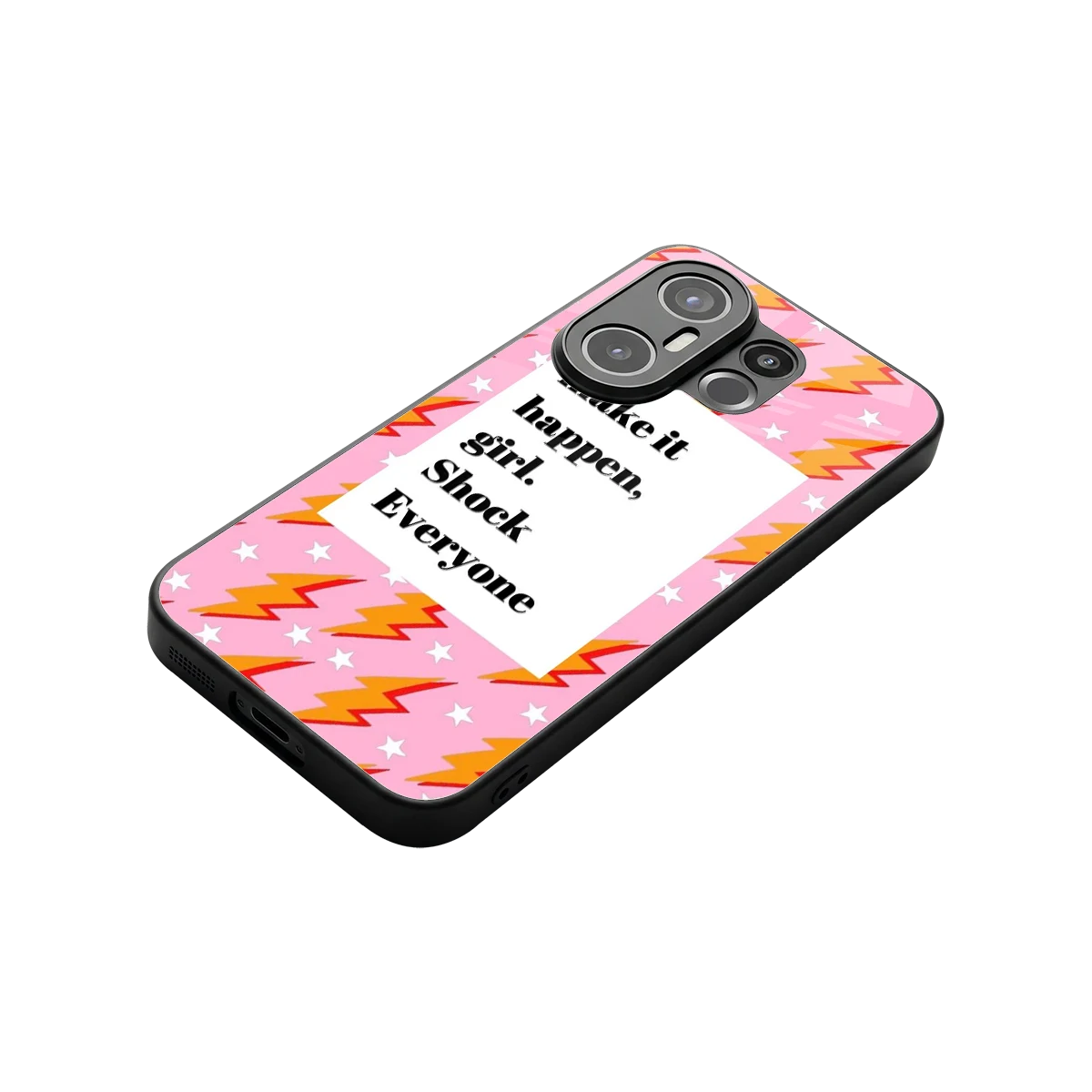 Shock Everyone stylish phone case for vivo x200 fe | glossy glass and slim fit
