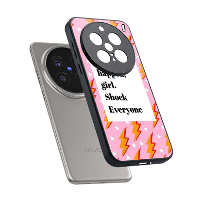 Shock Everyone sleek vivo x200 pro cover with tempered glass back and TPU edges