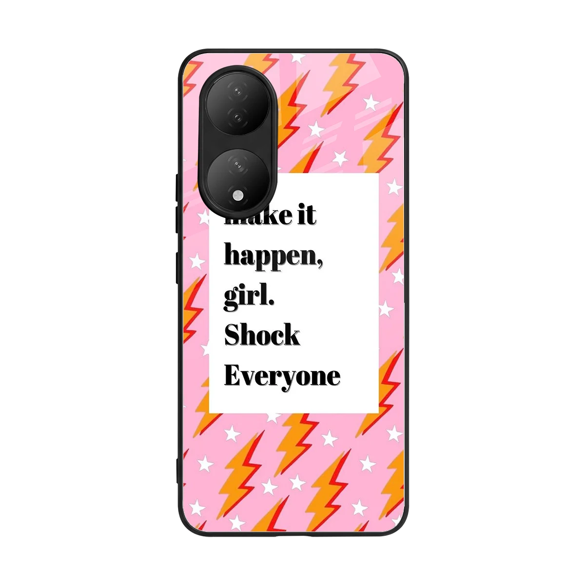 Shock Everyone back phone cover | glass case for Vivo-y100