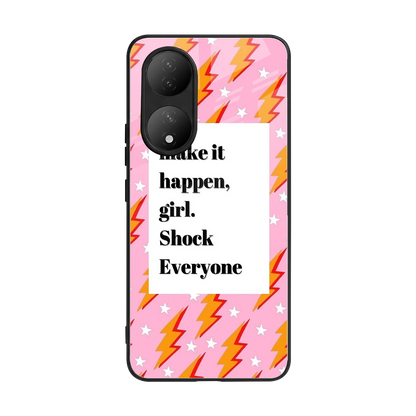 Shock Everyone back phone cover | glass case for Vivo-y100