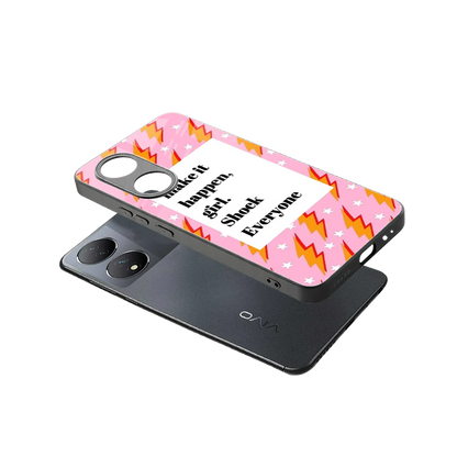 Shock Everyone sleek Vivo-y100 cover with tempered glass back and TPU edges