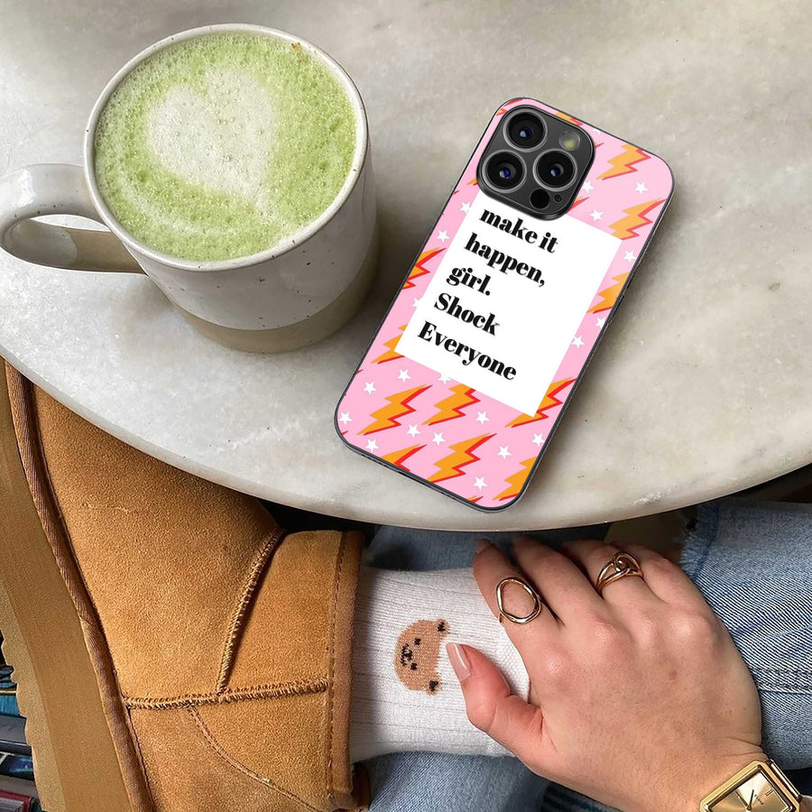 Shock Everyone Phone Case for Iphone 14 Plus | Glass Case