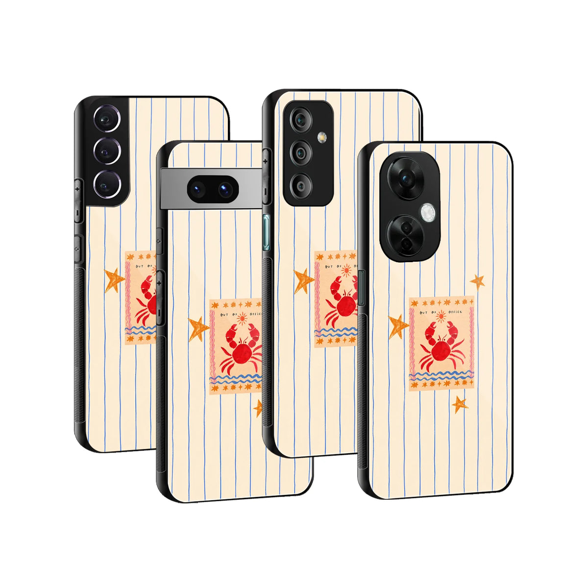 Stylish Glass Back Case for All Smartphones iPhone, Samsung, OnePlus, Pixel, Redmi, Oppo, Vivo, Motorola