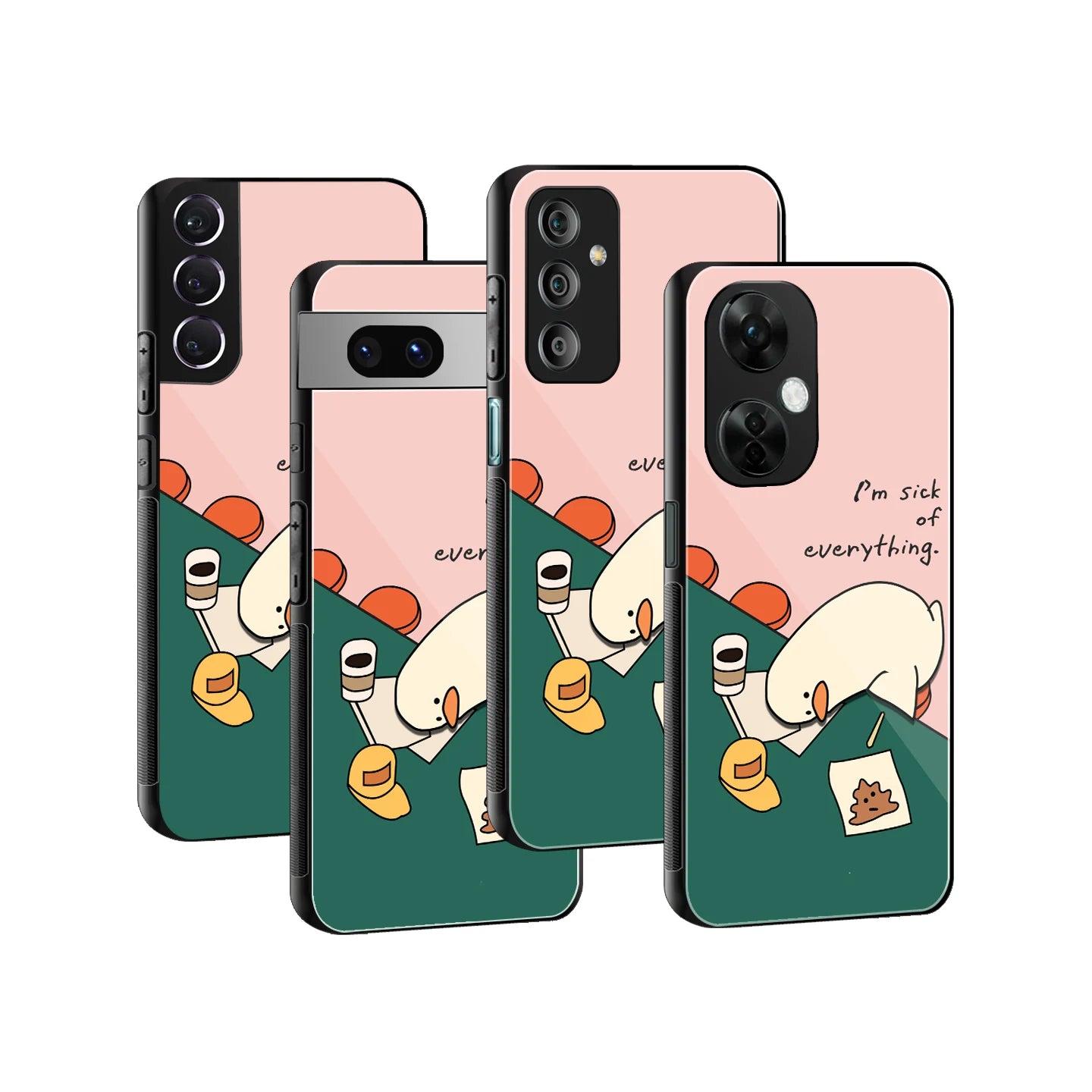 Stylish Glass Back Case for All Smartphones iPhone, Samsung, OnePlus, Pixel, Redmi, Oppo, Vivo, Motorola
