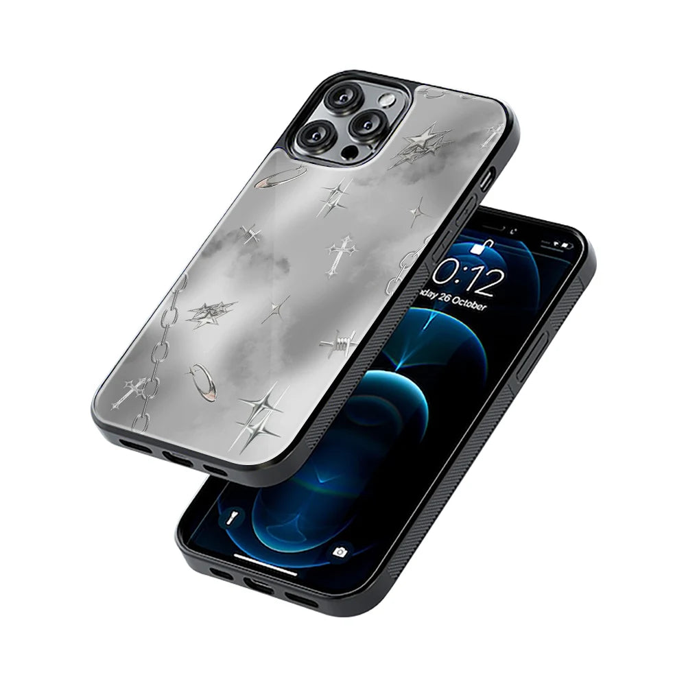 Protective Glass Back Phone Case Compatible with iPhone, Samsung, OnePlus, Pixel & More