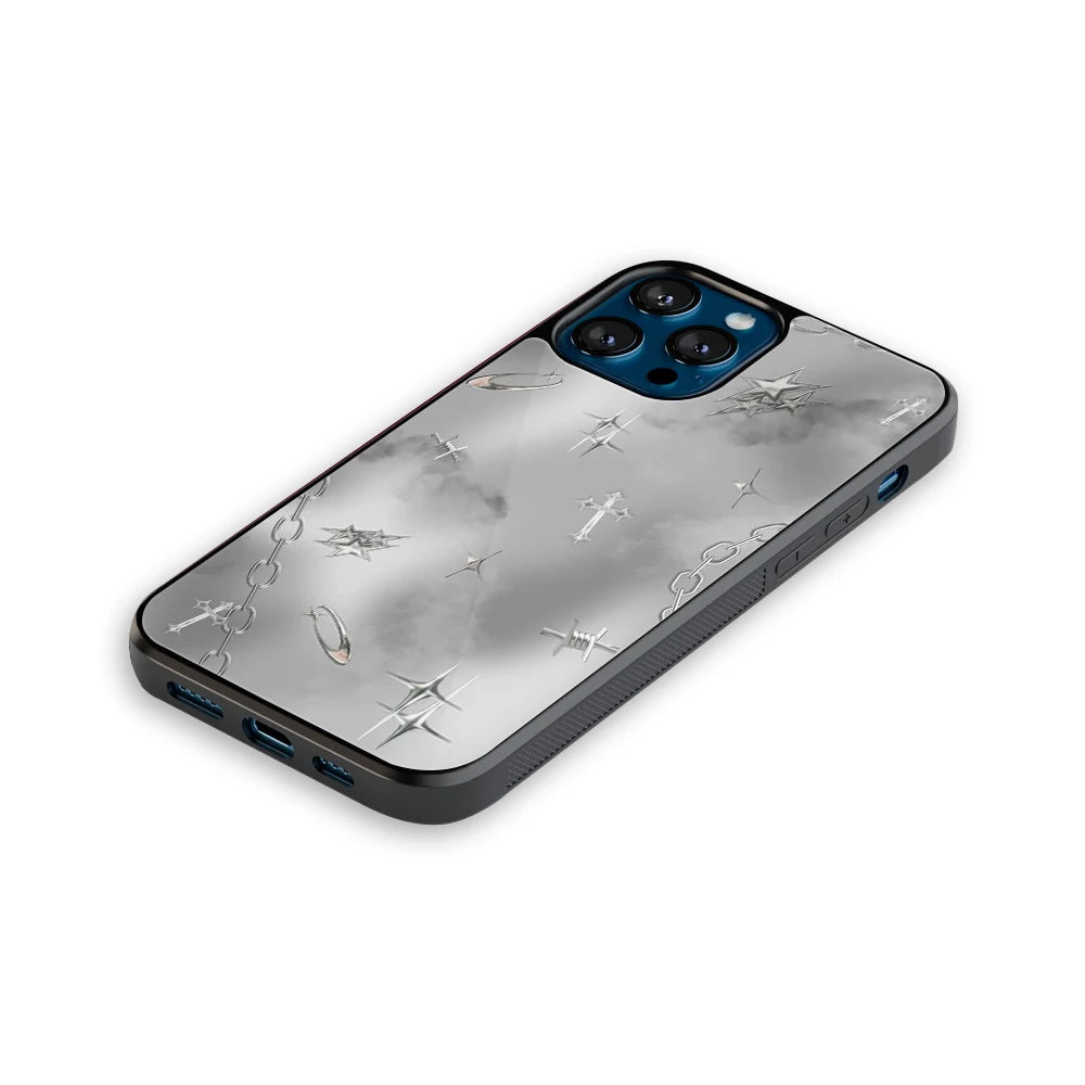 Luxury Glass Back Mobile Cover for iPhone, Samsung Galaxy, OnePlus, Pixel, Redmi & More