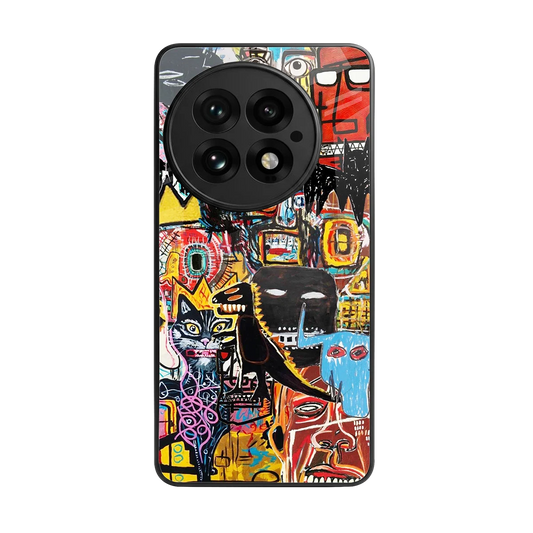Sketch Book back phone cover | glass case for oneplus 13