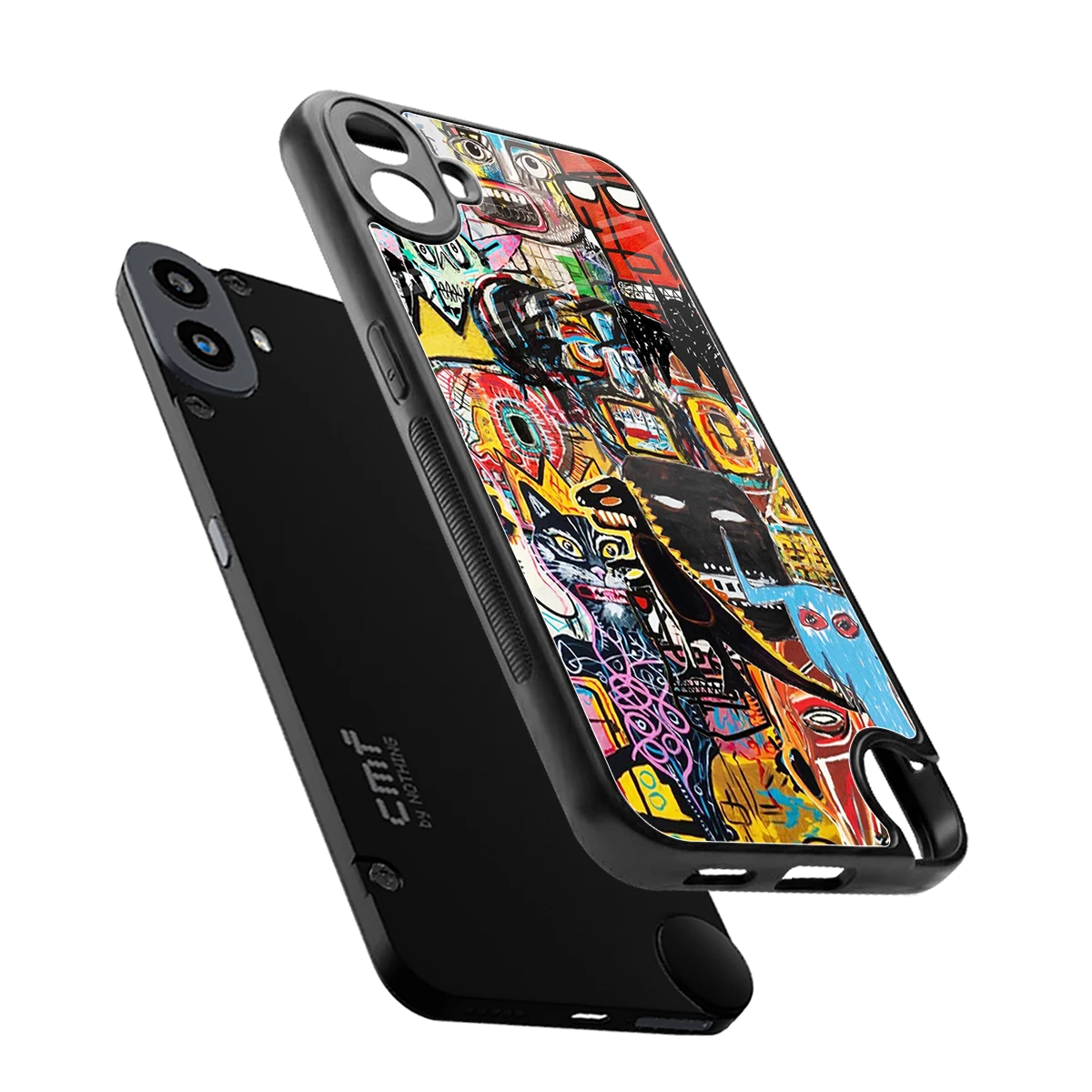 Sketch Book sleek cmf nothing phone 1 cover with tempered glass back and TPU edges
