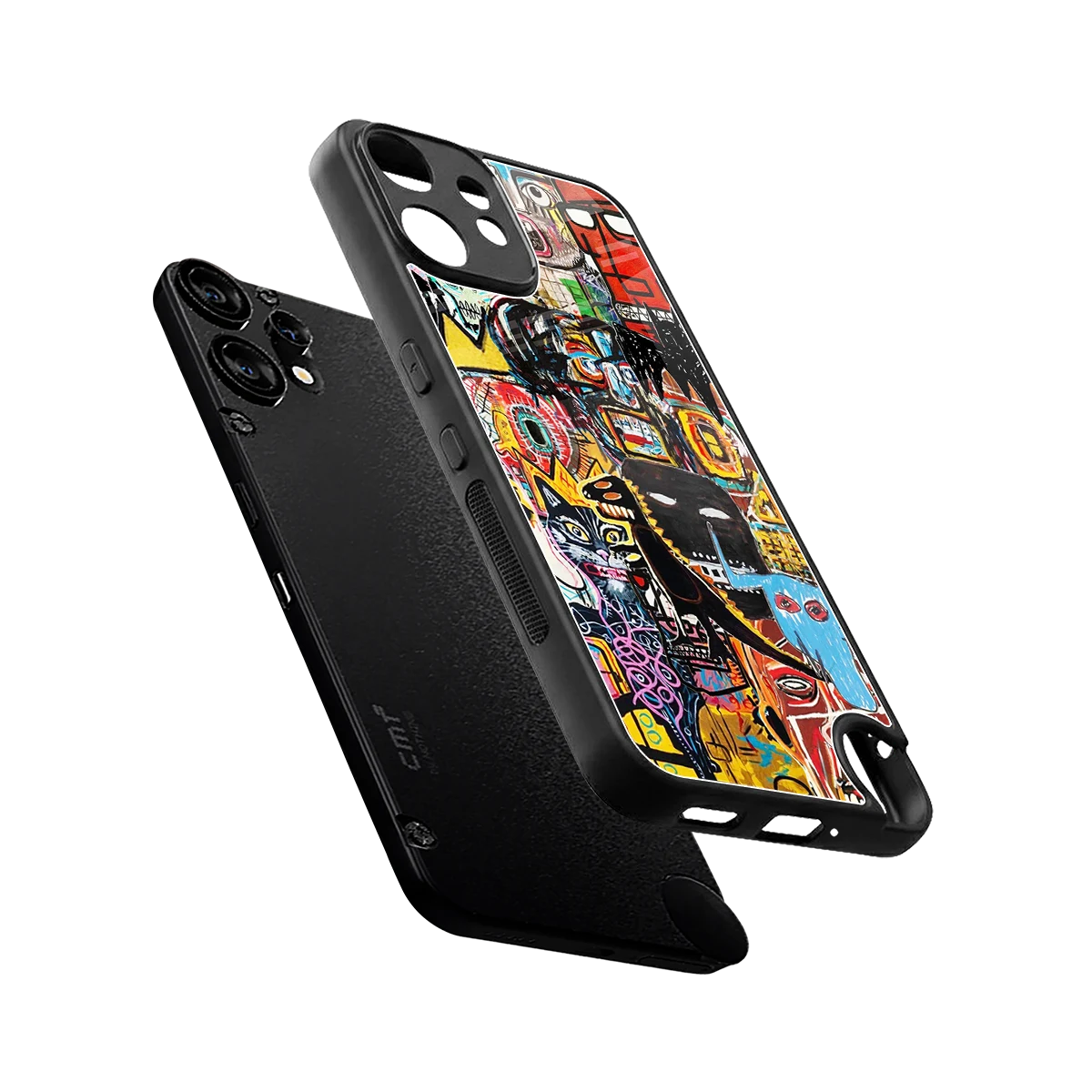 Sketch Book sleek cmf nothing phone 2 pro cover with tempered glass back and TPU edges