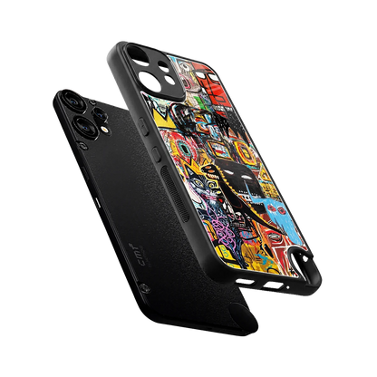 Sketch Book sleek cmf nothing phone 2 pro cover with tempered glass back and TPU edges