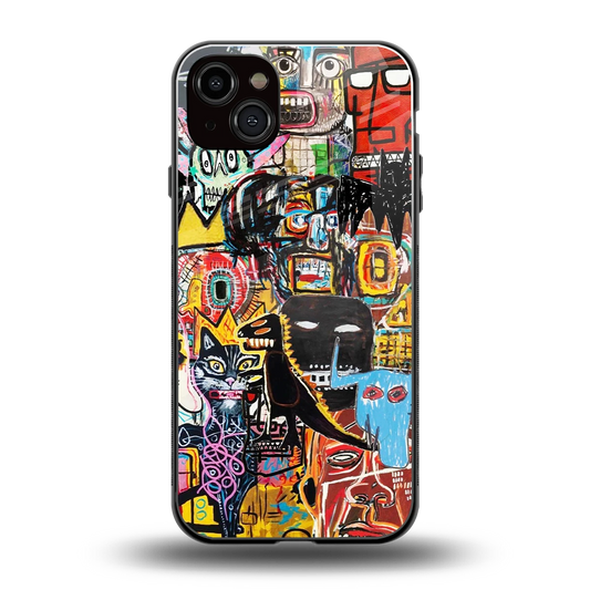 Sketch Book back phone cover | glass case for iphone 15 plus