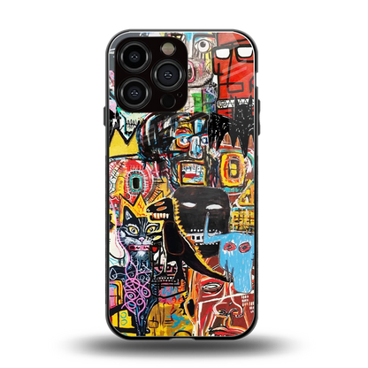 Sketch Book back phone cover | glass case for iphone 15 pro max