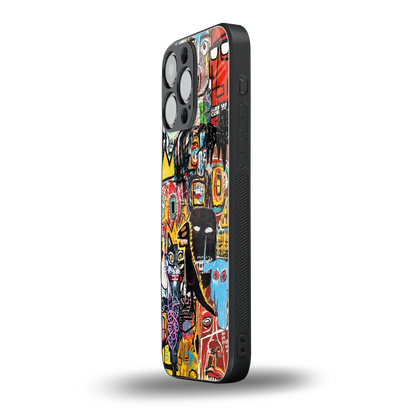 Sketch Book iphone 15 pro max mobile cover | shockproof glass phone case
