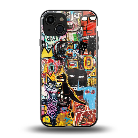 Sketch Book back phone cover | glass case for iphone 15