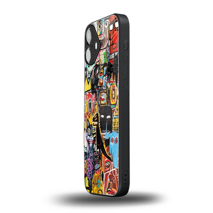 Sketch Book iphone 16 plus mobile cover | shockproof glass phone case
