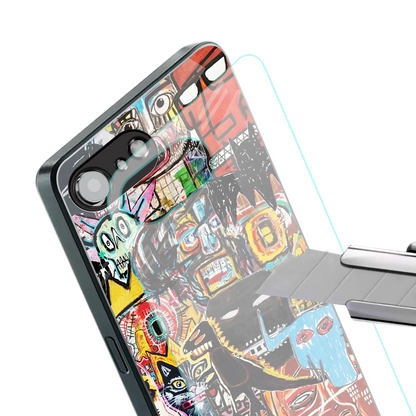 Sketch Book stylish phone case for iphone 16e | glossy glass and slim fit