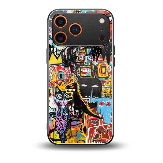 Sketch Book back phone cover | glass case for iphone 17 pro