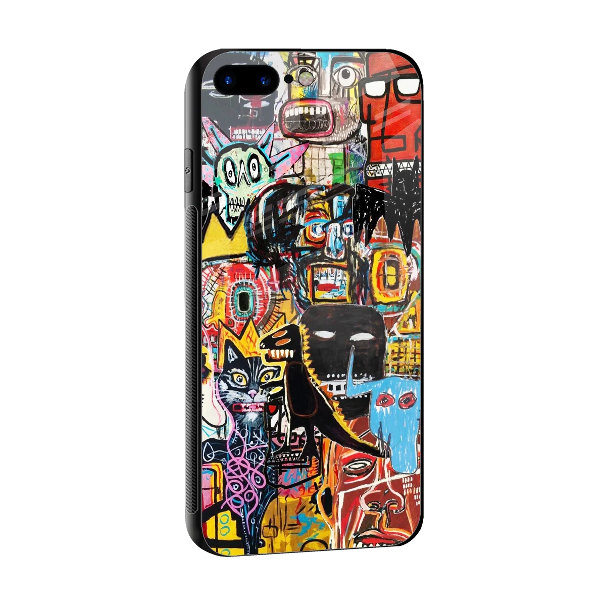 Sketch Book sleek iphone 8 plus cover with tempered glass back and TPU edges